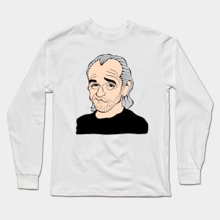 GEORGE CARLIN COMEDIAN FAN ART Long Sleeve T-Shirt